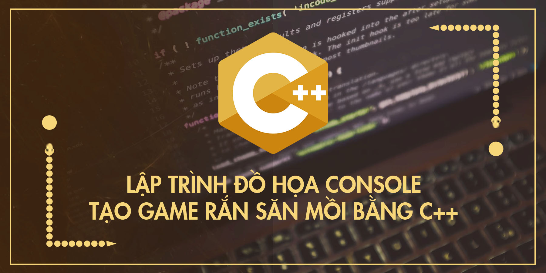 Lập trình đồ họa console tạo game rắn să...